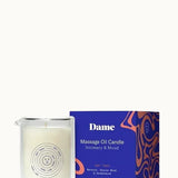 Dame Soft Touch, vela de massagem de benjoim e sândalo