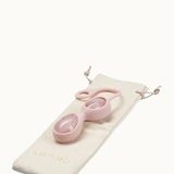 Le Wand, rose quartz yoni eggs