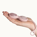 Le Wand, rose quartz yoni eggs